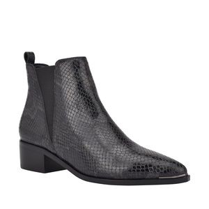Marc Fisher - Women's Yale Chelsea Boot In Dark Gray Snake Print from Nordstrom